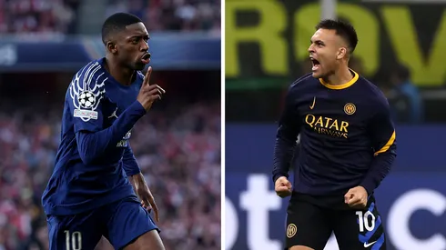 Foto Dembélé: Michael Steele/Getty Images e Foto Lautaro Martínez: Marco Luzzani/Getty Images