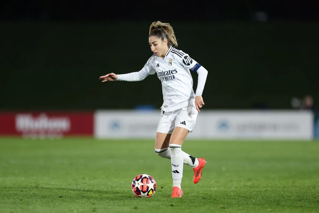 Olga Carmona em partida pelo Real Madrid (Photo by Florencia Tan Jun/Getty Images)