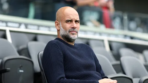 Guardiola trabalha elenco do City para o Mundial. Foto: Alex Davidson/Getty Images