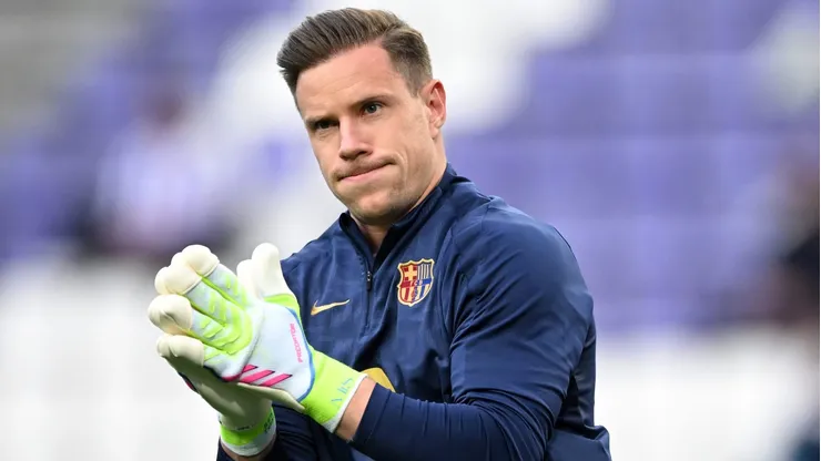 Ter Stegen em jogo do Barcelona. Goleiro está na mira do Milan. Foto: Denis Doyle/Getty Images