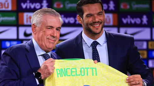 Fala de Ancelotti faz a Seleção Brasileira virar motivo de piada na gringa: "Avisem ele que...". (Photo by Buda Mendes/Getty Images)