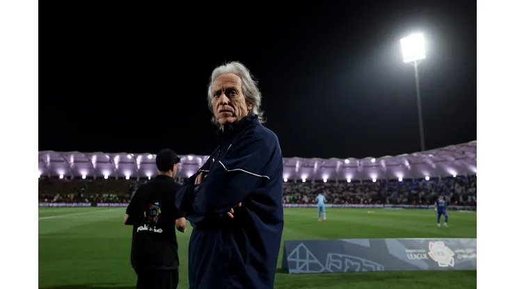 Jorge Jesus ganhou tudo no Flamengo. (Foto de Yasser Bakhsh/Getty Images)