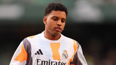Rodrygo recebe ultimato do Real Madrid e pode ser negociado caso não mude sua postura. (Photo by Fran Santiago/Getty Images)