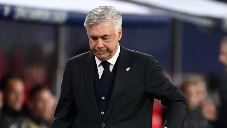 Ancelotti quando era o treinador do Real Madrid (Photo by Stuart Franklin/Getty Images)