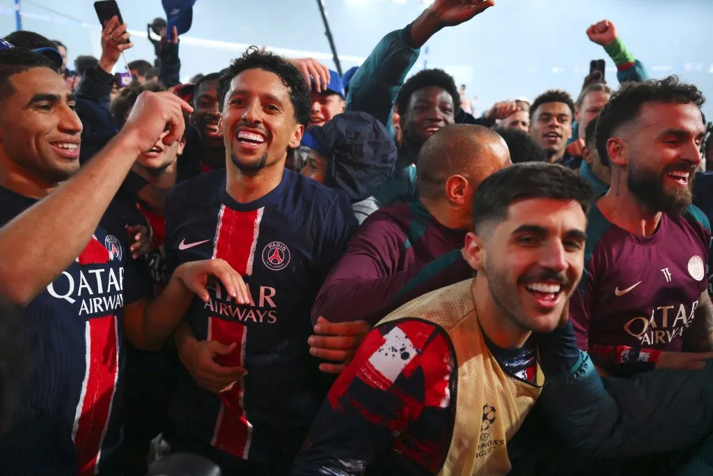 Marquinhos e Beraldo comemoram título