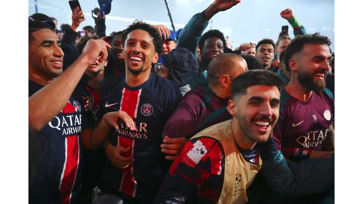 PSG conquista Champions pela primeira vez e Marquinhos e Beraldo entram para história. (Foto de David Ramos/Getty Images)