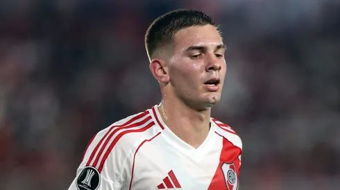 PSG encaminha Franco Mastantuono, do River Plate. (Photo by Daniel Jayo/Getty Images)