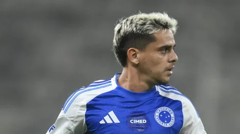 Fagner em ação pelo Cruzeiro. (Photo by Pedro Vilela/Getty Images)
