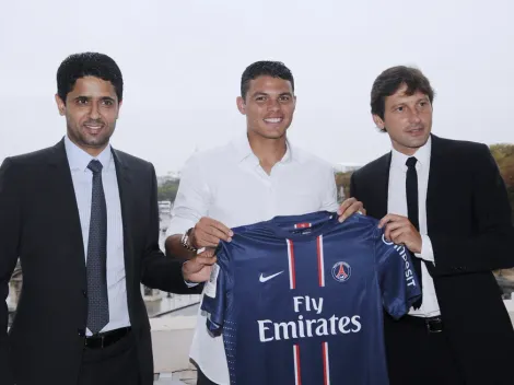 PSG: Nasser Al-Khelaïfi manda recado para Thiago Silva após título da Champions