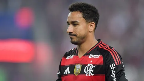 Durante entrevista coletiva, o zagueiro Danilo falou sobre o confronto do Flamengo com o Bayern no Mundial de Clubes. Foto: Thiago Ribeiro/AGIF