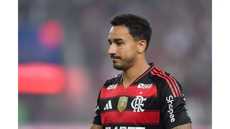 Durante entrevista coletiva, o zagueiro Danilo falou sobre o confronto do Flamengo com o Bayern no Mundial de Clubes. Foto: Thiago Ribeiro/AGIF