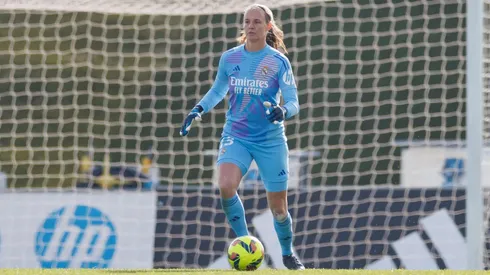 Goleira francesa deixa o time espanhol após duas temporadas (Reprodução/Real Madrid)