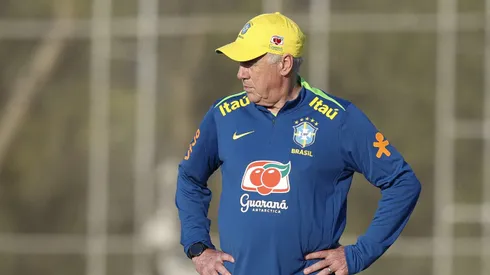 Ancelotti em primeiro treino da Seleção Brasileira