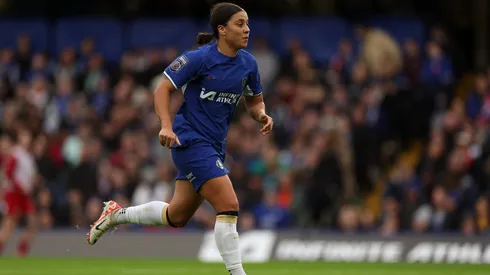 Sam Kerr segue sem jogar a mais de um ano e passa por mais um tratamento de lesão (Photo by Richard Heathcote/Getty Images)