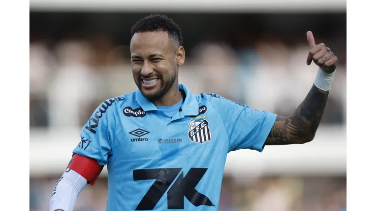 Neymar em ação pelo Santos