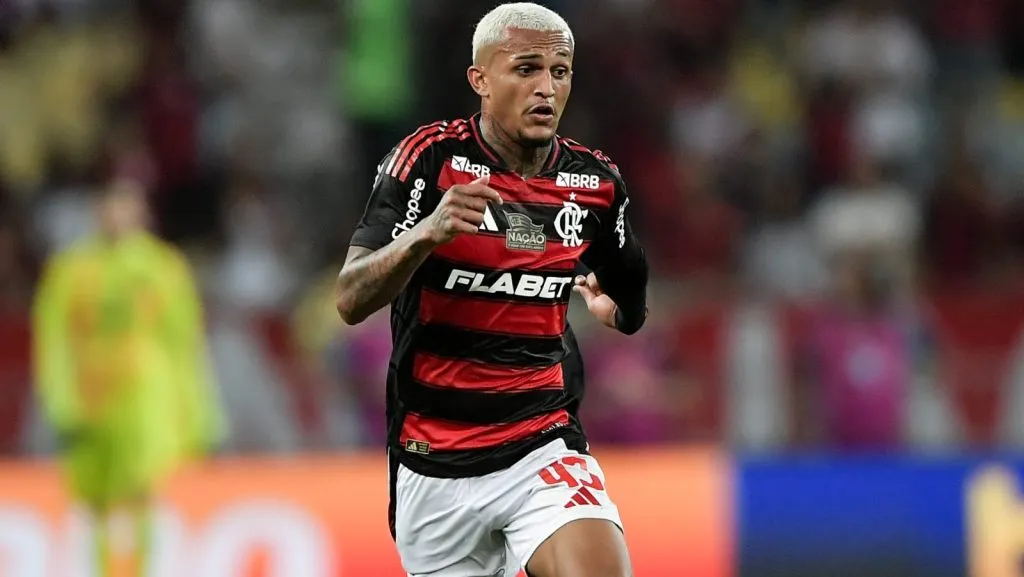 Wesley em ação pelo Flamengo. Foto: Thiago Ribeiro/AGIF