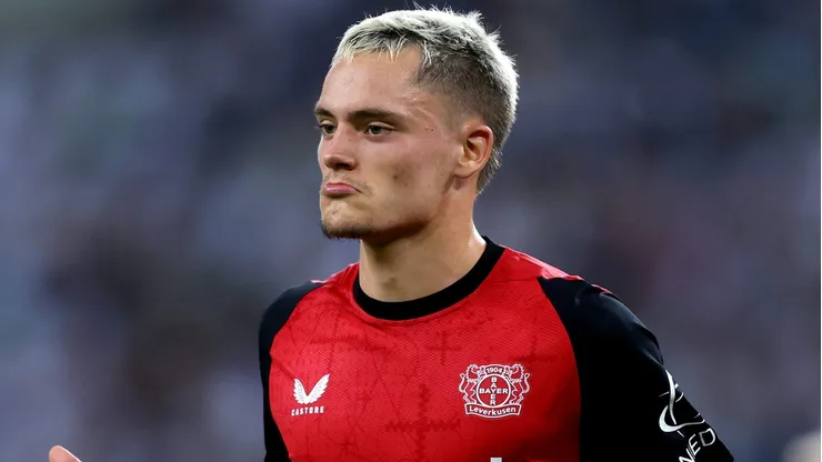 Florian Wirtz, do Bayer Leverkusen. (Photo by Lars Baron/Getty Images)