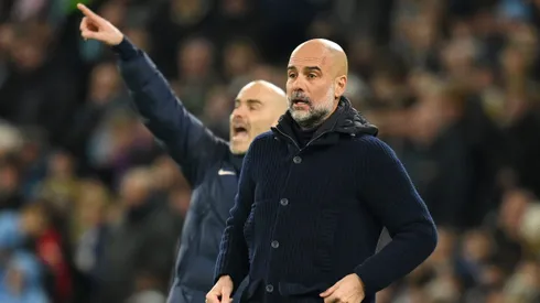 Maresca e Guardiola em jogo da Premier League. Foto: Michael Regan