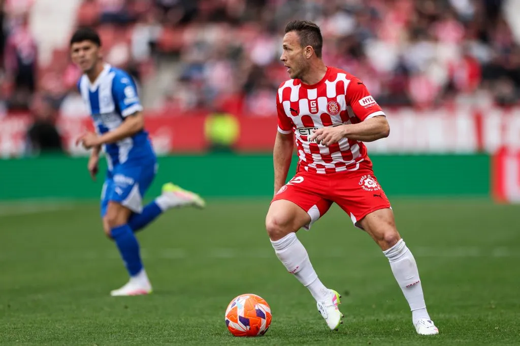 Arthur Melo pelo Girona. (Photo by Judit Cartiel/Getty Images)