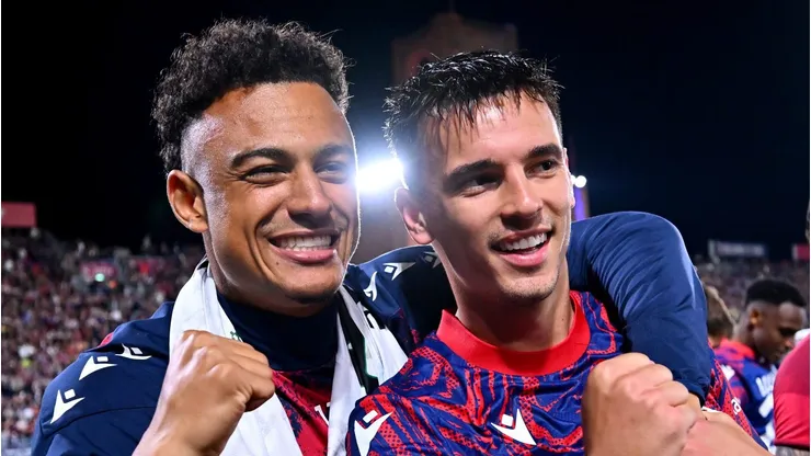 O Bologna está de olho em Wesley Gassova, jovem ponta esquerda do Al Nassr, como uma alternativa estratégica caso Dan Ndoye deixe o clube. (Foto de Alessandro Sabattini/Getty Images)