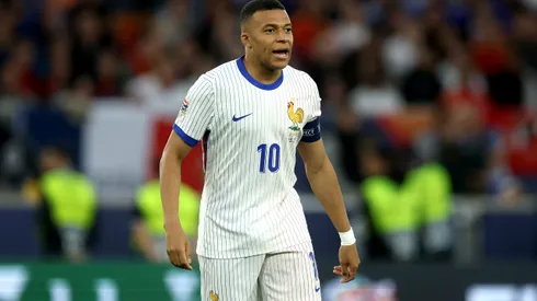 Mbappé em ação pela Seleção da França