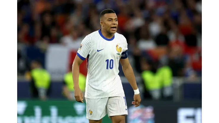 Mbappé em ação pela Seleção da França