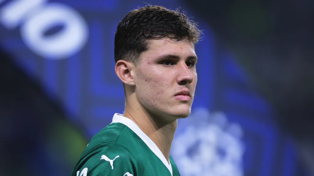 Benedetti jogador do Palmeiras durante partida contra o Bahia&nbsp;(foto: &nbsp;Ettore Chiereguini/AGIF)