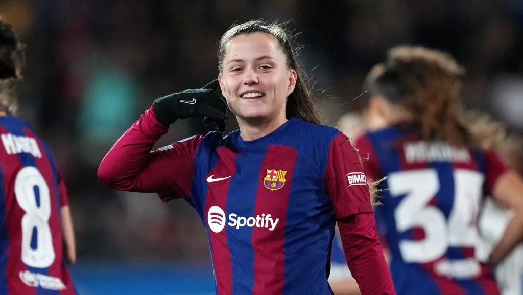 Cláudia Pina marcou dois e garantiu título do Barcelona