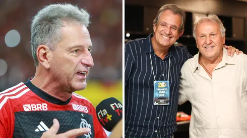 Foto Landim: Antonio Pereira/AGIF e Foto BAP e Zico: Gilvan de Souza/CRF