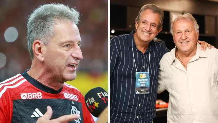 Foto Landim: Antonio Pereira/AGIF e Foto BAP e Zico: Gilvan de Souza/CRF