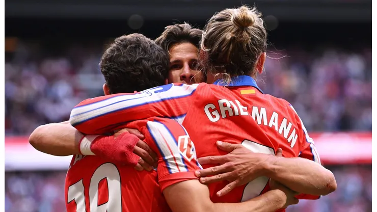 Jogadores do Atlético de Madrid (Photo by Denis Doyle/Getty Images)