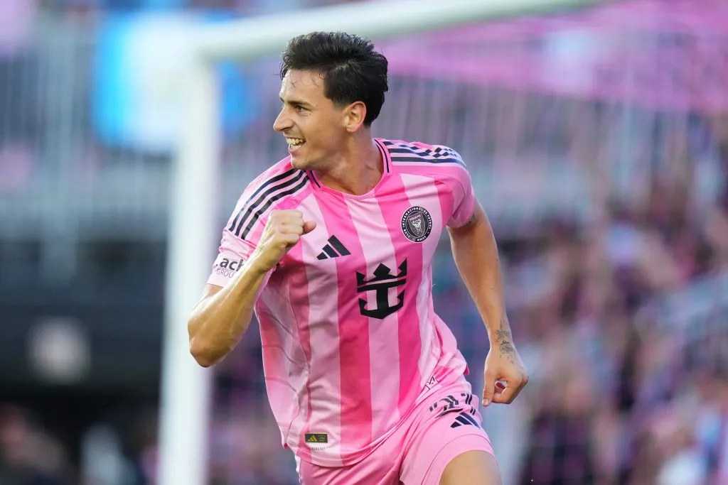 Allende em ação com o Inter Miami (Photo by Rich Storry/Getty Images)