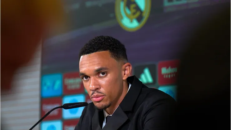 Apresentação no Real Madrid hoje. Foto: Angel Martinez/Getty Images