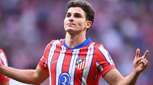 Julián álvarez, do Atlético de Madrid, é alvo do Newcastle. Foto: Denis Doyle/Getty Images