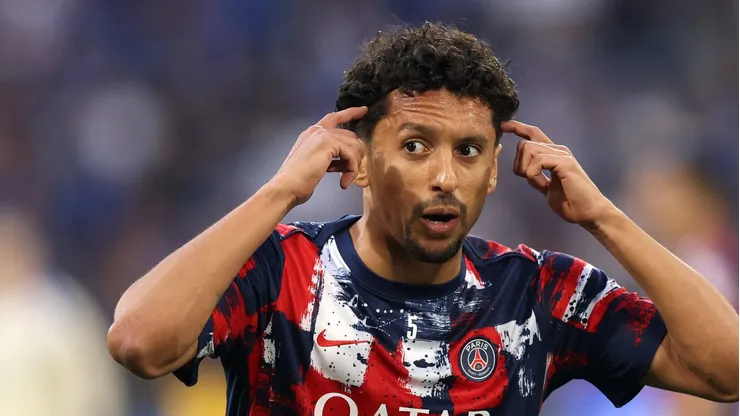 Marquinhos, em ação peo PSG.