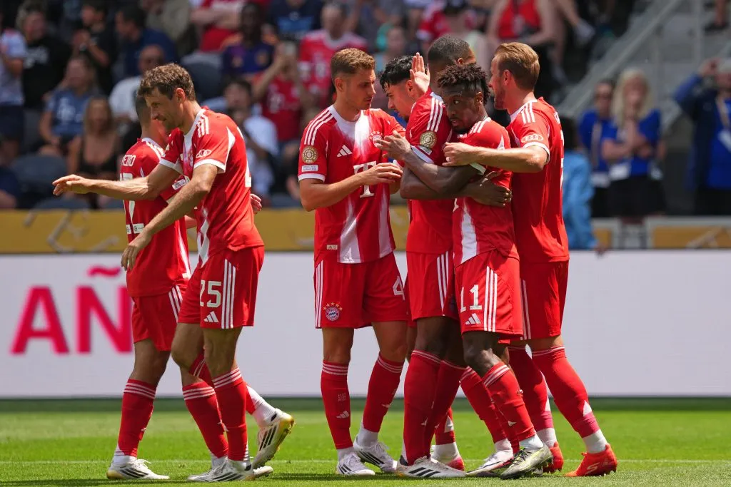 Jogadores do Bayern juntos