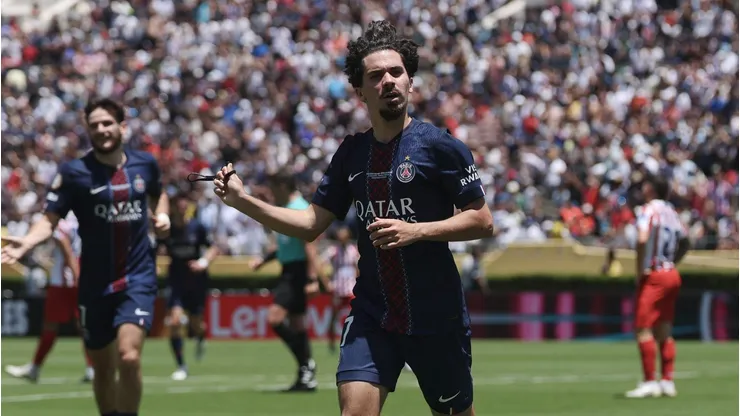 Fabián Ruiz, Vitinha, Mayulu e Lee marcaram para os franceses, que mantiveram mais posse de bola e pressionaram o rival durante toda a partida. (Foto de Harry How/Getty Images)