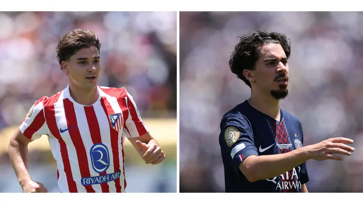 Julián Álvarez e Vitinha (Photo by Stu Forster/Getty Images)