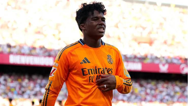 Endrick em jogo do Real Madrid (Photo by Angel Martinez/Getty Images)