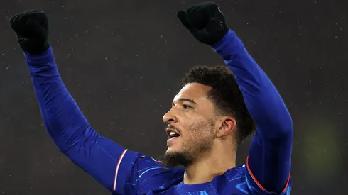 Jadon Sancho, pelo Chelsea, que pertence ao Manchester United. (Photo by Michael Steele/Getty Images)