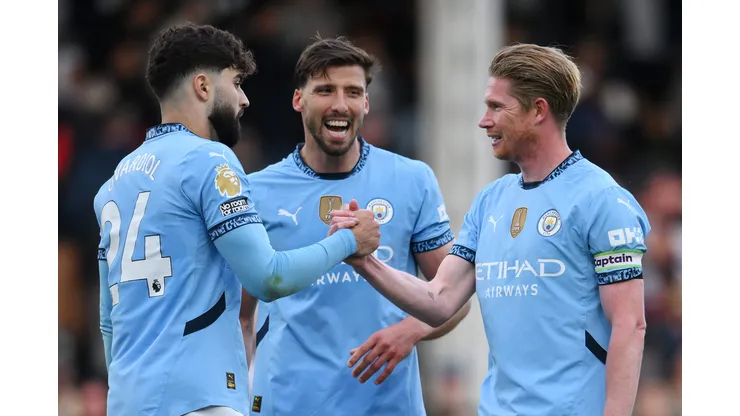 Gvardiol é o jogador com mais partidas pelo Manchester City em 2024/25