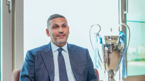 Khaldoon Al Mubarak, presidente do Manchester City — Foto: Divulgação