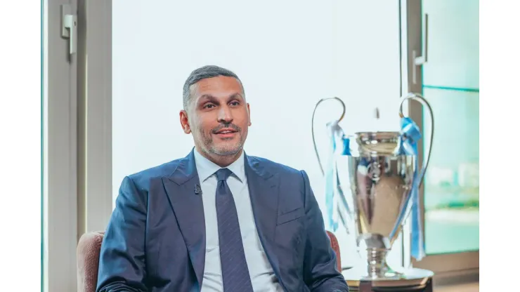 Khaldoon Al Mubarak, presidente do Manchester City — Foto: Divulgação