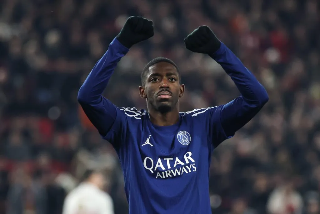 Dembélé é o grande craque do PSG. (Photo by Alex Grimm/Getty Images)