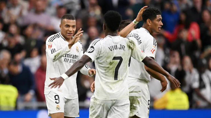Mbappé e Vini Jr., atacantes do Real Madrid
