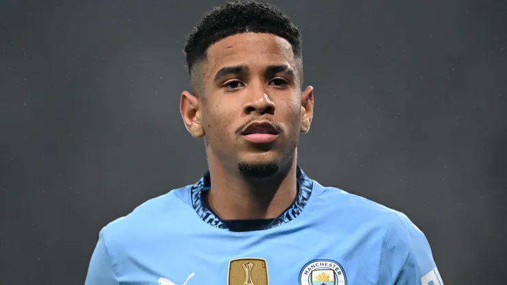 Savinho, atacante brasileiro do elenco do Manchester City. (Photo by Justin Setterfield/Getty Images)