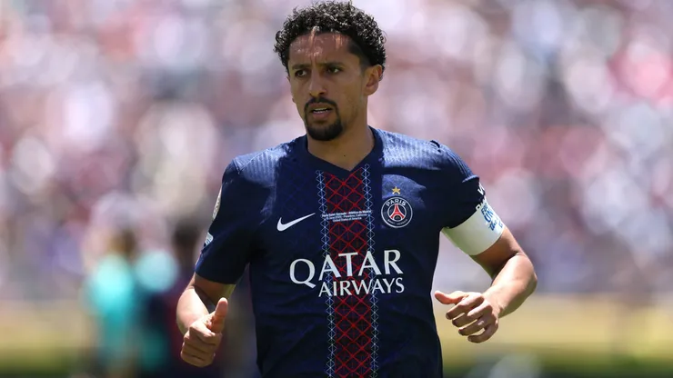 Marquinhos, capitão do PSG. Foto: Stu Forster