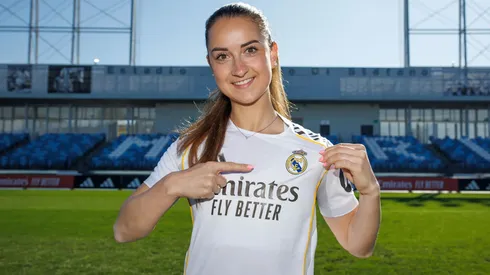 Sara Dabritz, ex-Lyon e PSG é o novo reforço do Real Madrid para a temporada 2025/26 (Reprodução/Real Madrid)