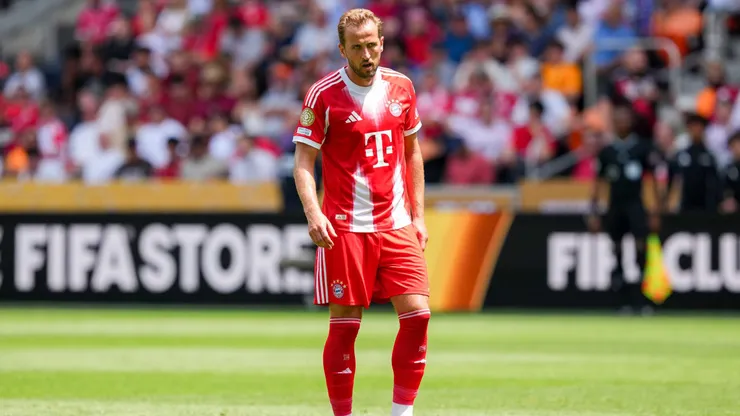 Harry Kane na estreia do Bayern de Munique. Foto: Dylan Buell
