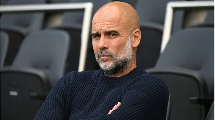 Pep Guardiol,a treinador do Manchester City (Photo by Alex Broadway/Getty Images)